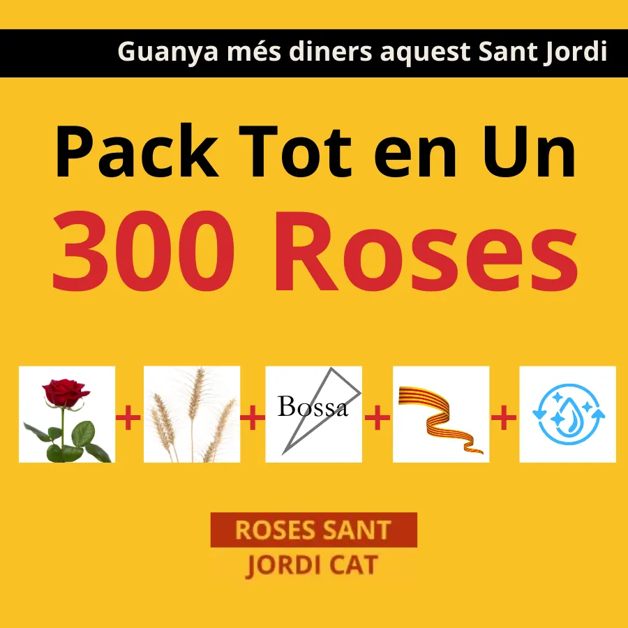 Pack Tot en Un 300 Roses